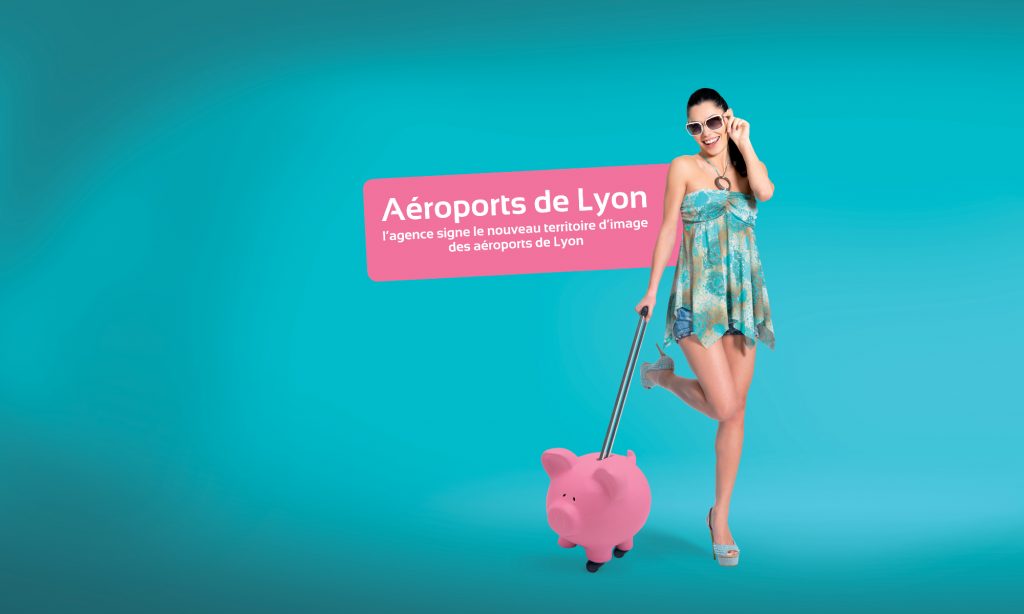 Aéroports de Lyon, 33 visuels pour décoller