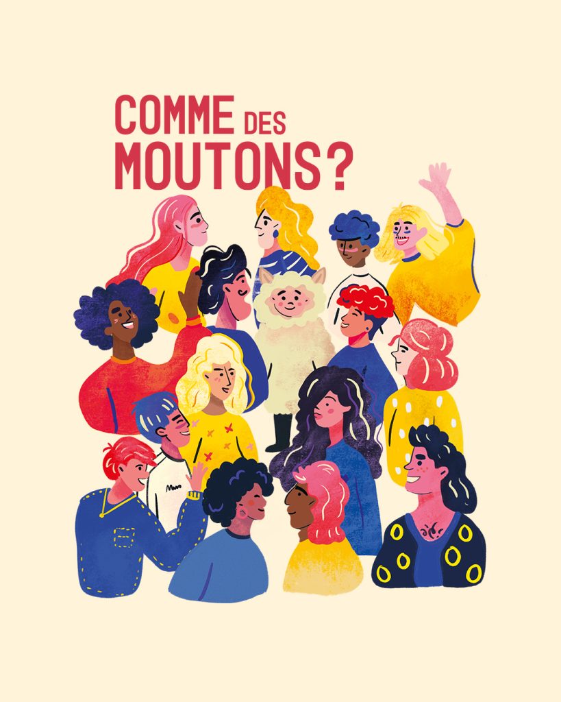 Comme des moutons, l’expo où il y a foule !